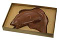Large Bass Gold Insert Brown Candy Box