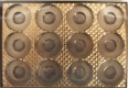 12 Cavity Cookie or Truffle Gold Insert Gold Box