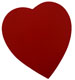 8 oz. Two Piece Red Foil Heart Candy Box