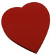 16 oz. Two Piece Red Foil Heart Candy Box