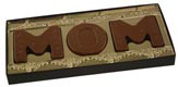 "MOM" Gold Insert Brown Candy Box