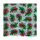 4 x 4" Foil Wrapper Holly Bough