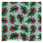 4 x 4" Foil Wrapper Holly Bough