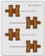 Hard Candy/Cookie Mold - Autism