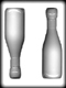 Champagne Bottle Hard Candy/Cookie Mold