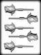 Large Rose Bud Sucker Hard Candy/Cookie Mold
