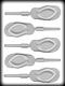 Flip Flop Sucker Hard Candy/Cookie Mold