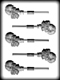 Hard Candy/Cookie Mold-Cane/Bow Sucker