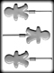 Hard Candy/Cookie Mold-Gingerbread Boy Sucker