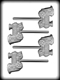 Hard Candy/Cookie Mold-Santa's Train Sucker