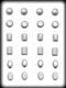Hard Candy/Cookie Mold-Jewels