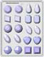 Hard Candy Jewel Mold- Large 1 1/2" Assortment