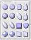 Hard Candy Jewel Mold- Large 1 3/4" Assortment