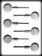 Hard Candy/Cookie Mold-1 1/2" Round Sucker