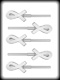 Awareness Ribbon Hard Candy/Cookie Mold
