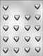 Plain Mini Hearts Chocolate Candy Mold