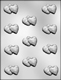 Double Hearts Chocolate Candy Mold