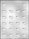 Small Double Hearts Chocolate Candy Mold