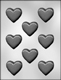 Smooth Heart Chocolate Candy Mold