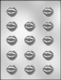 Smoochettes Kissing Lips Chocolate Candy Mold