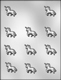 Unicorns Chocolate Candy Mold