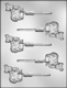Cow Sucker Chocolate Candy Mold