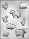 Farm Animals Chocolate Candy Mold