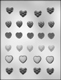 Small Heart Assortment Chocolate Candy Mold