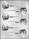Bulldog Head Sucker Chocolate Candy Mold