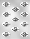"40 YEARS" on Oval Chocolate Candy Mold