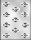 "50 YEARS" on Oval Chocolate Candy Mold