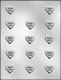 "BABY GIRL" on Heart Chocolate Candy Mold