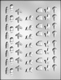 Baby Shower Lay-On Chocolate Candy Mold