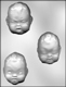 Baby Faces Chocolate Candy Mold