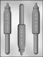 It's a Boy Pretzel Rod Candy Mold