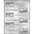Bear with Heart Sucker Chocolate Candy Mold