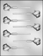 Heart with Arrow Sucker Chocolate Candy Mold