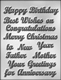 Salutations Chocolate Candy Mold