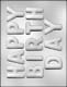 Birthday Letters Chocolate Candy Mold
