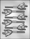 Sign Language I Love You Sucker Candy Mold