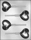 Heart with Rose Sucker Chocolate Candy Mold