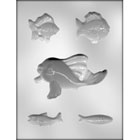 Fish Assortment Chocolate Candy Mold