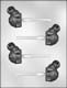 Turtle Sucker Chocolate Candy Mold