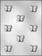 Deep Butterfly Chocolate Candy Mold