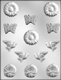 Flowers, Birds & Butterflies Chocolate Candy Mold