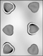 LOVE Heart Box Chocolate Candy Mold