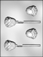 3D Rose Sucker Chocolate Candy Mold