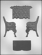 3D Garden Bench Chocolate Candy Mold