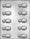 Pineapple Chocolate Candy Mold