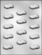 Peanut Shell Chocolate Candy Mold